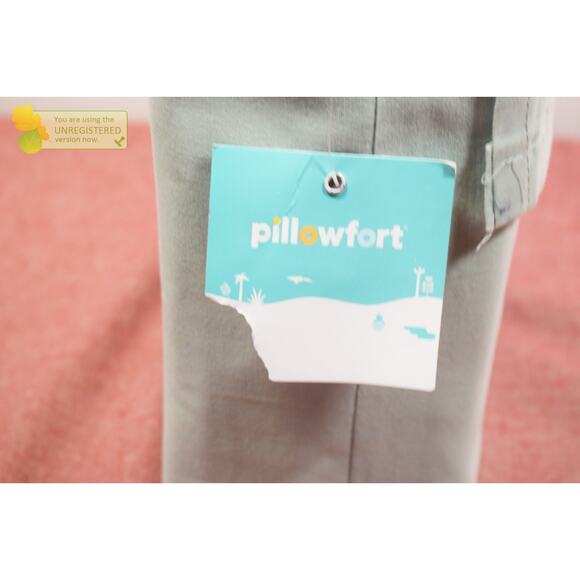 Pillowfort Twin Solid Cotton Kids' Sheet Set Mint* - Picture 4 of 5